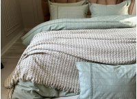 Постільна білизна Washed Cotton Saheser - Jasmin Yesil (Туреччина), євро
